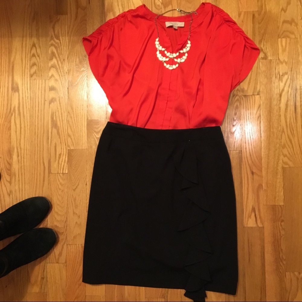 Cute Red Loft Top